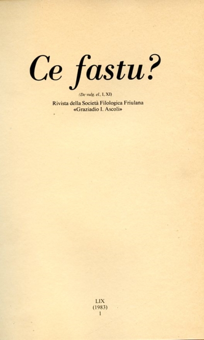 Copertina  Frammenti di storia della Carnia da un libro di conti del '700