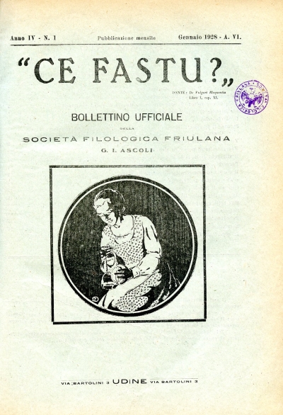 Copertina  L'origine dei friulani