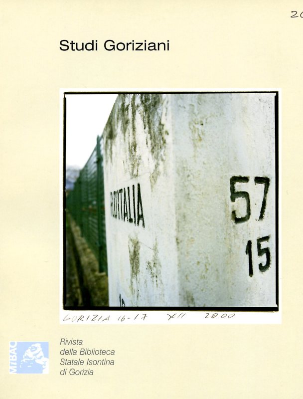 Copertina  I luoghi del dubbio : spazi europei e confini interni territoriali : generazioni a confronto