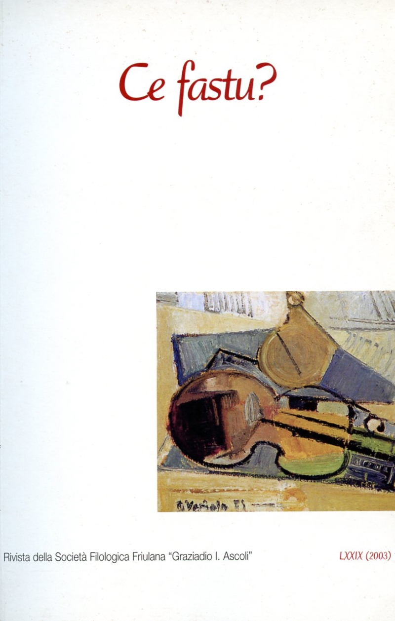 Copertina  Onomastica a Rizzolo dal Catapan (anni 1307-1610) e da \\tior in Nota la biava\\ (anno 1656)